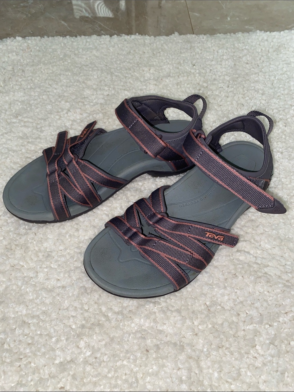 Teva Tirra Women's Sandals in Gray and Pink